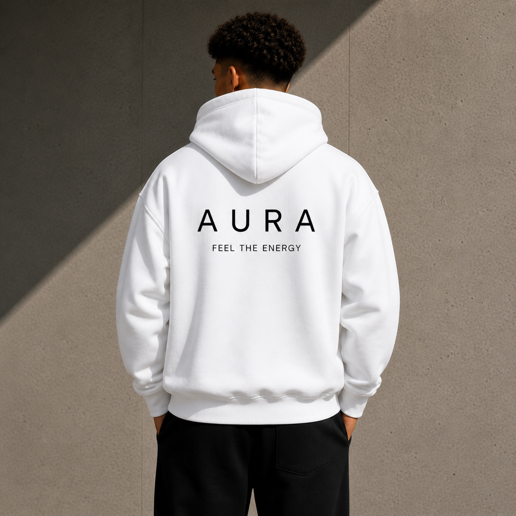 AURA Hoodie — White