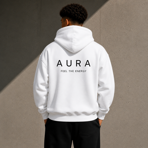 AURA Hoodie — White