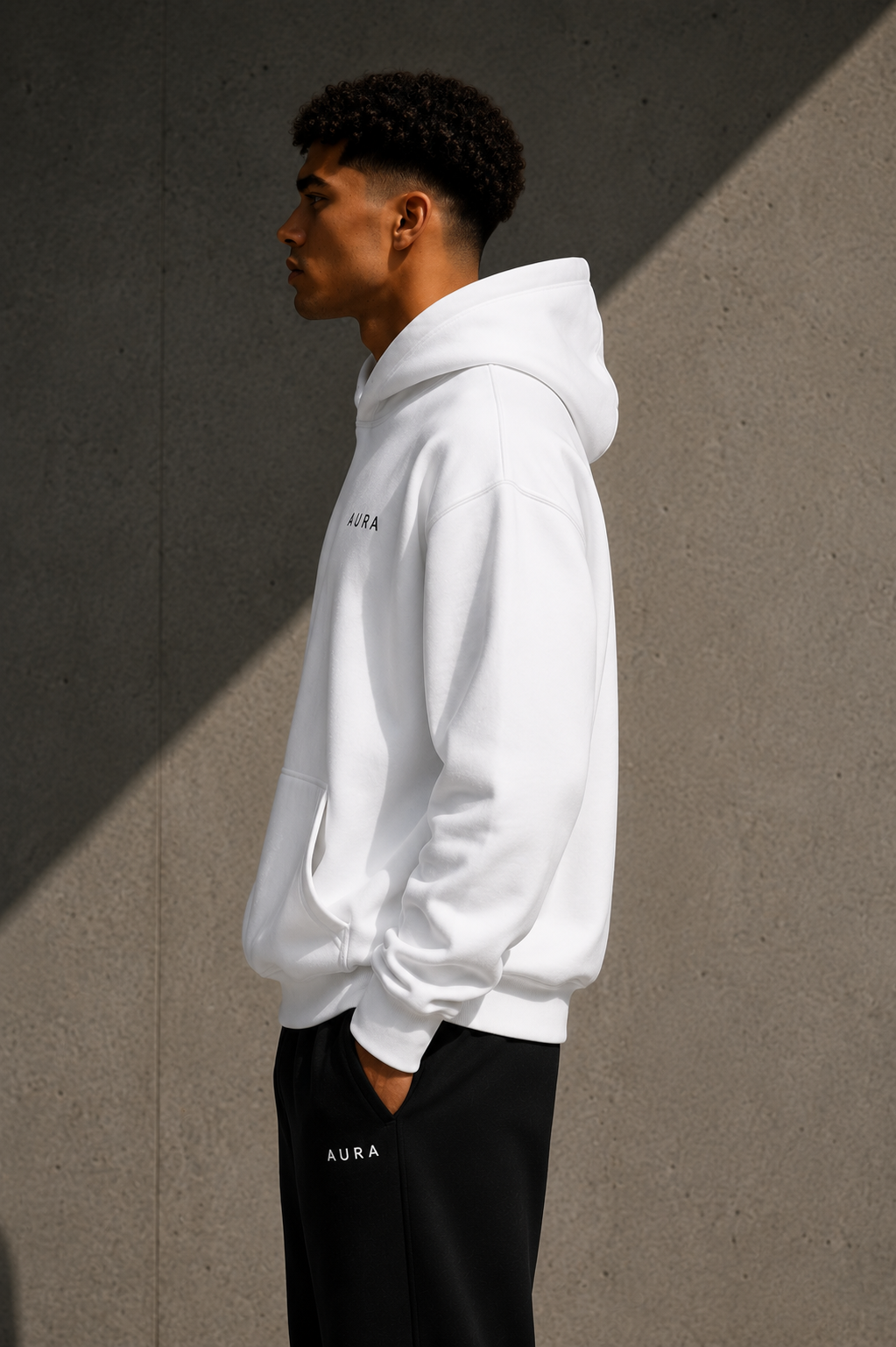 AURA Hoodie — White
